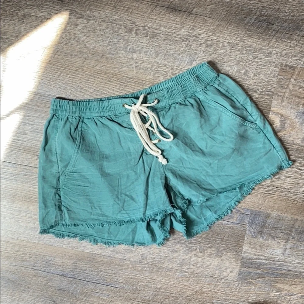 Aerie Teal Soft Cir off Shorts Small